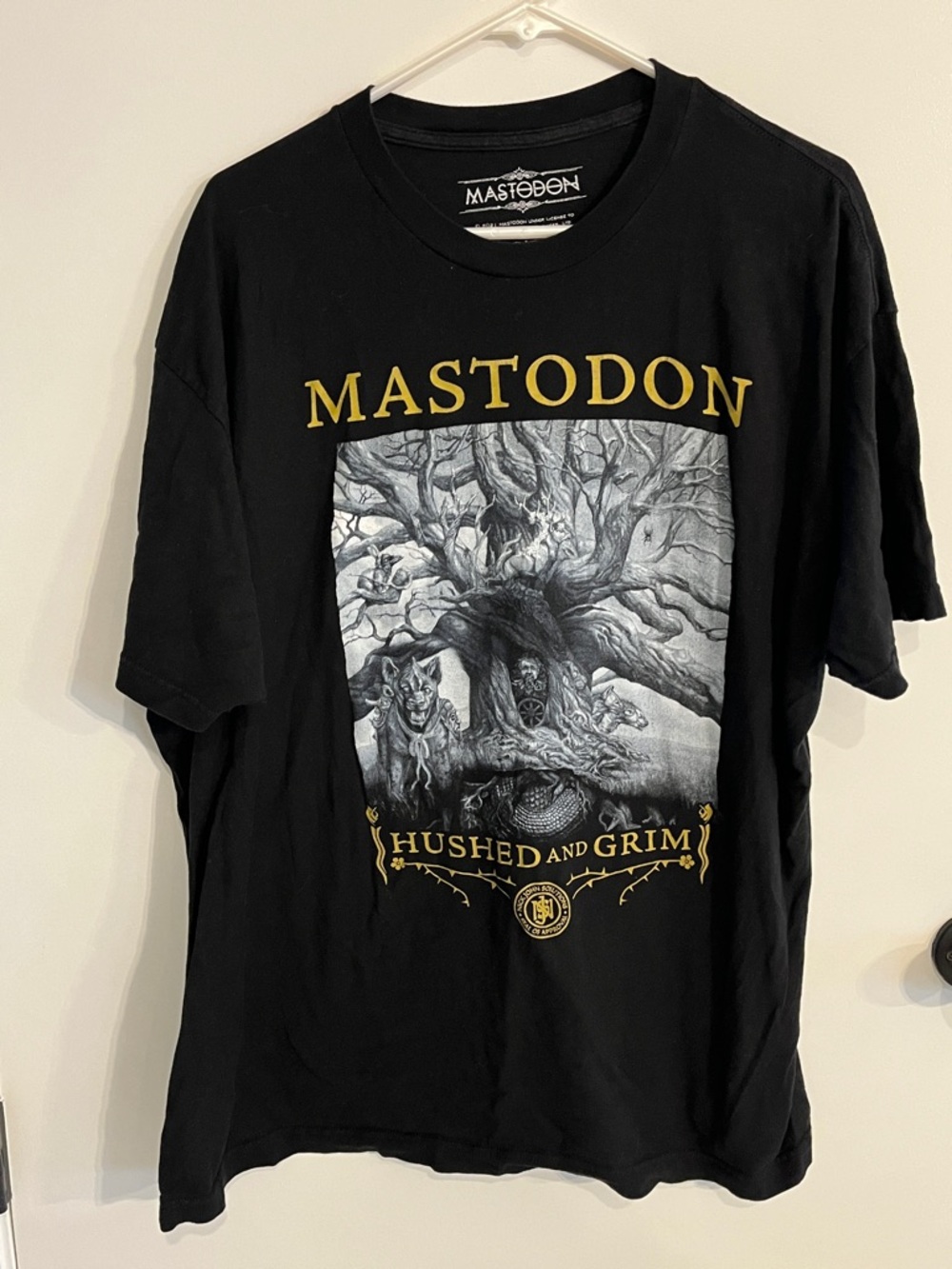 Mens Size XXL Mastodon Hushed And Grim Rock Tee Shirt